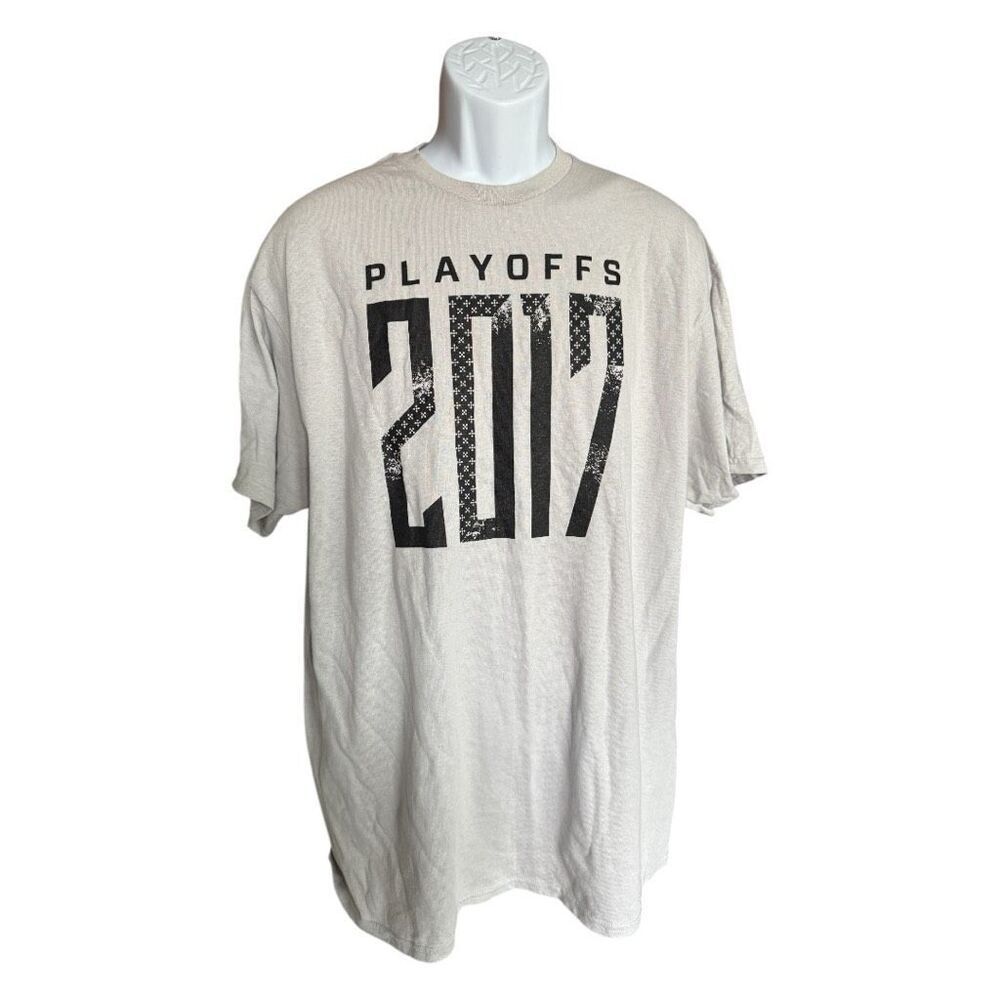 New Unisex San Antonio Spurs Basketball Playoffs 2017 Game Tee Shirt - Sz XL